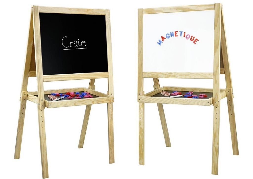 Jeujura Multifunktionsbrett aus Holz 58x45 cm mit Zubehör