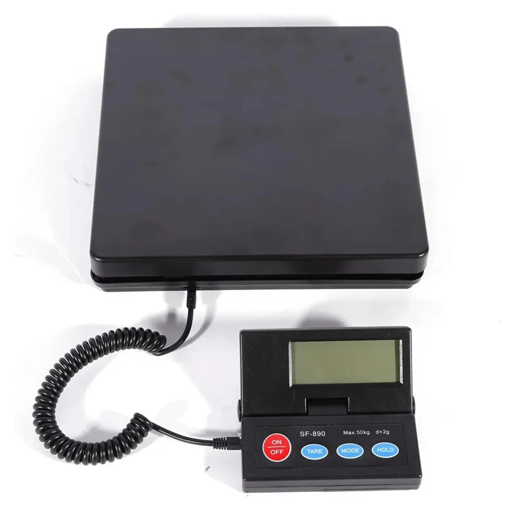 Balance de pesage colis pour e-commerce et bureau - 50 kg - Précise à 1g