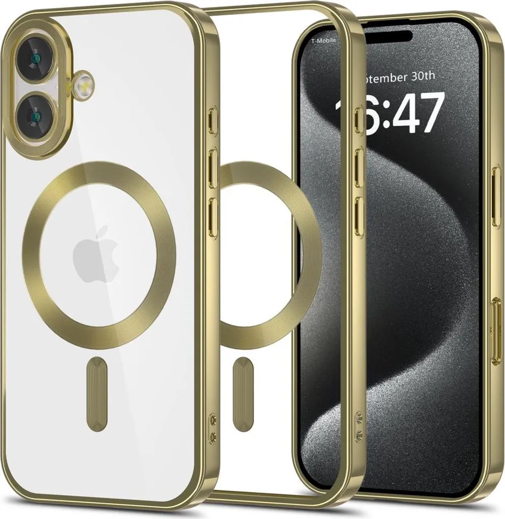 Custodia MagSafe iPhone 16 Tech-Protect Magflex Oro - Protezione Reale