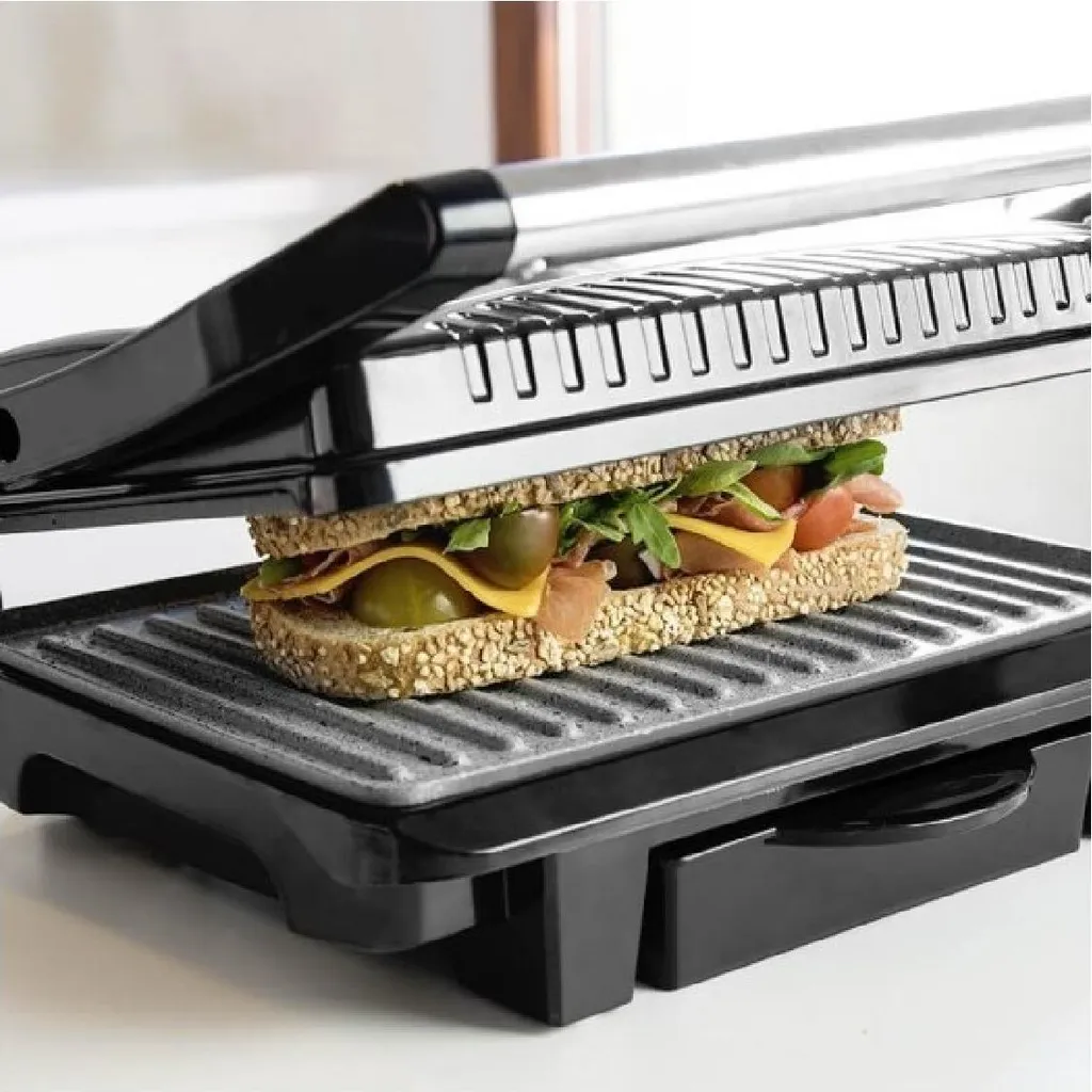 Grille de contact Cecotec 3023 multifonction pour paninis et viandes
