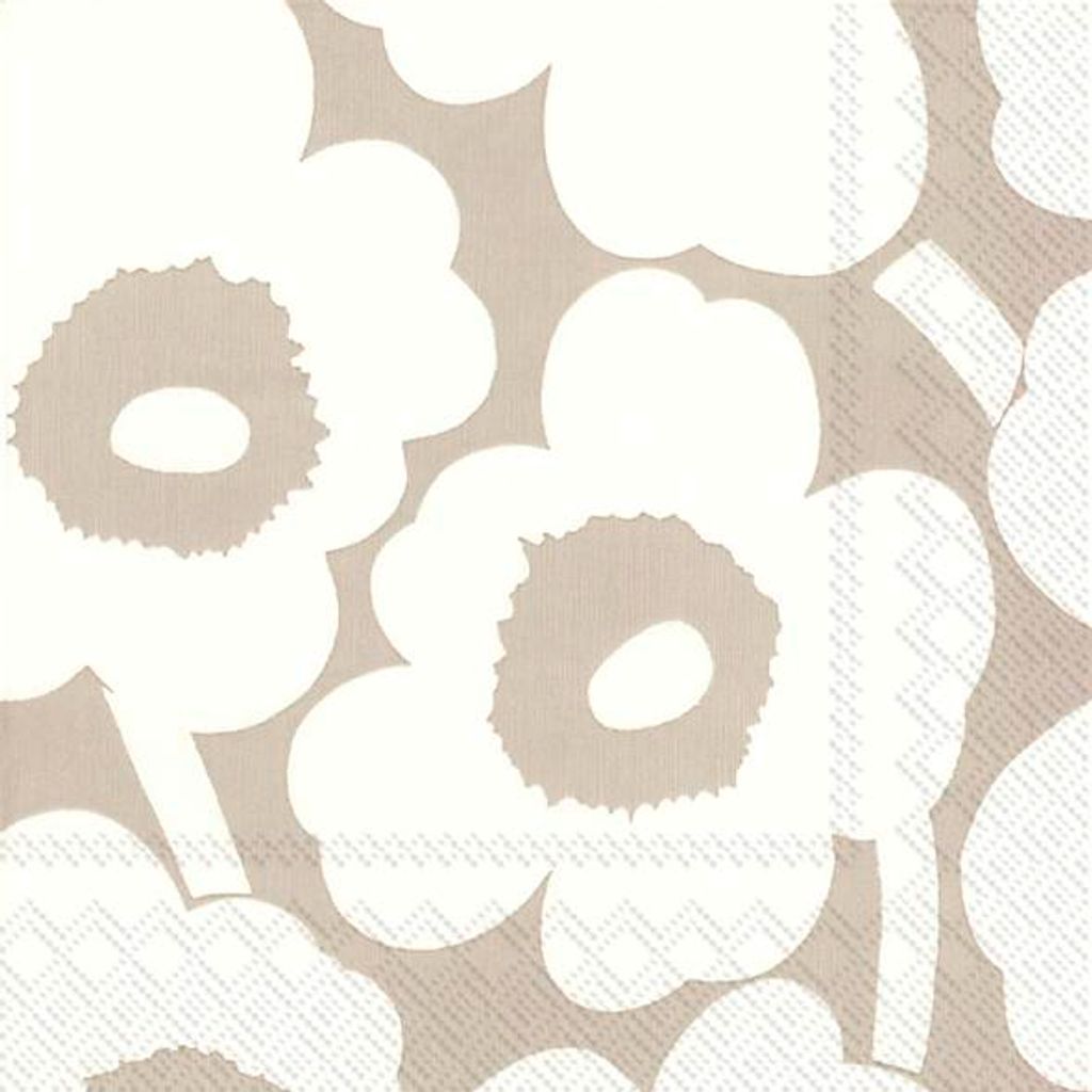Servietten 33x33 cm - UNIKKO linen cream