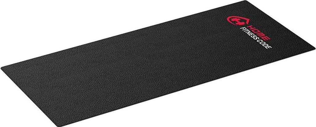 Tapis de sol fitness beige pour vélo d'appartement et home-trainer