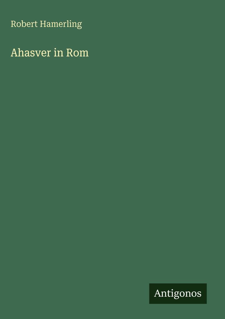 Ahasver in Rom