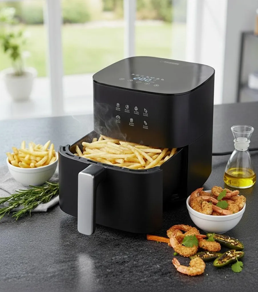Friteuse à air chaud avec 7 programmes et capacité 3,5 L sans graisse - 4