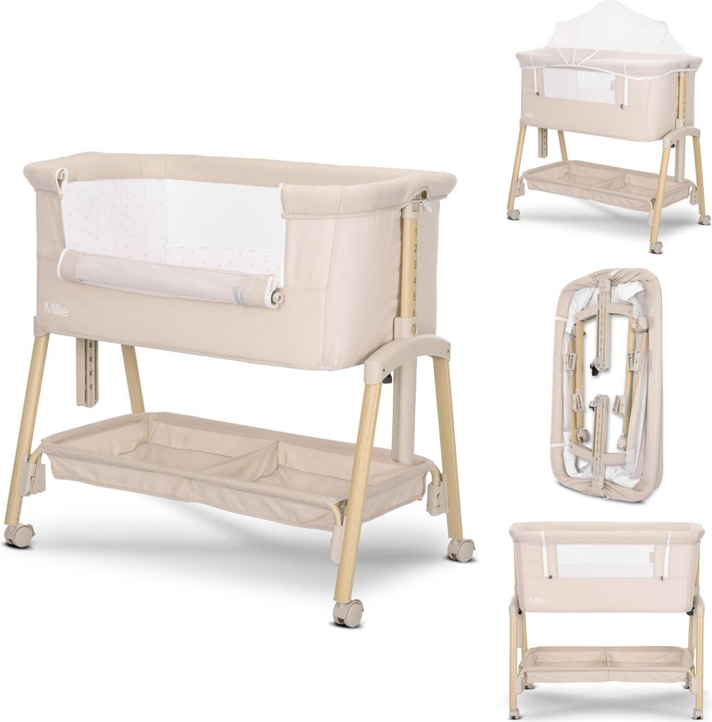 Lorelli Millie 2v1 přístavná postýlka co-sleeper – 7 výšek, Obrázek produktu 