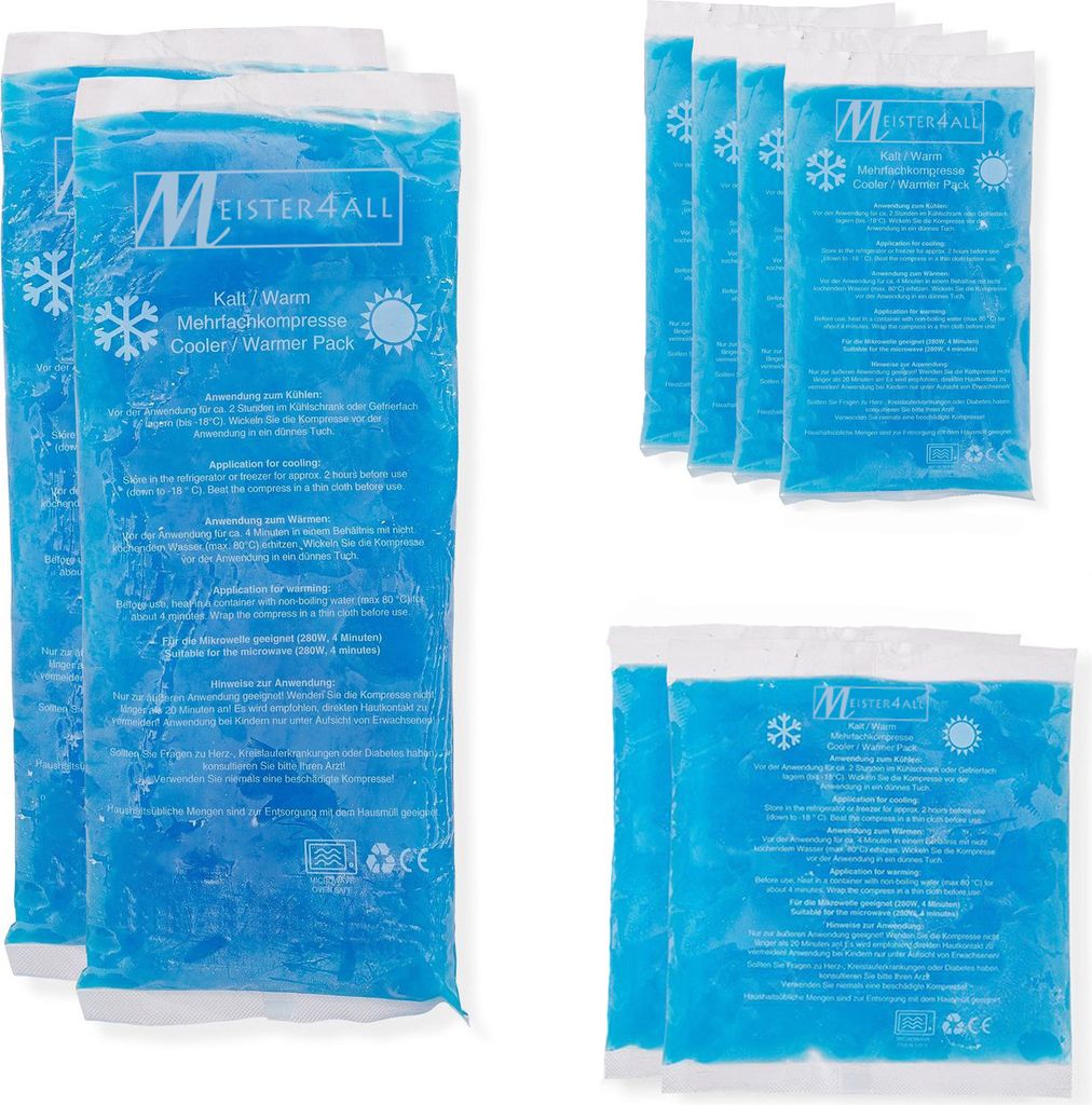 Meisterhome® Kalt Warm Kompressen Spar 8 Set Produktbild 