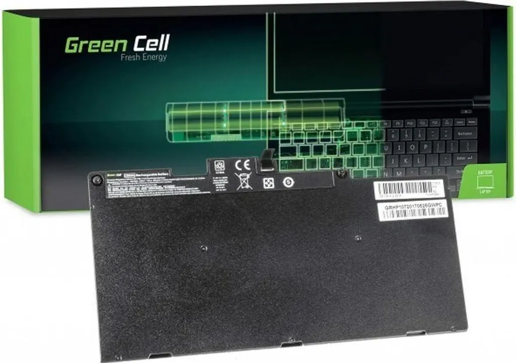Batteria di Ricambio Green Cell HP107 per Laptop HP EliteBook - 3400mAh