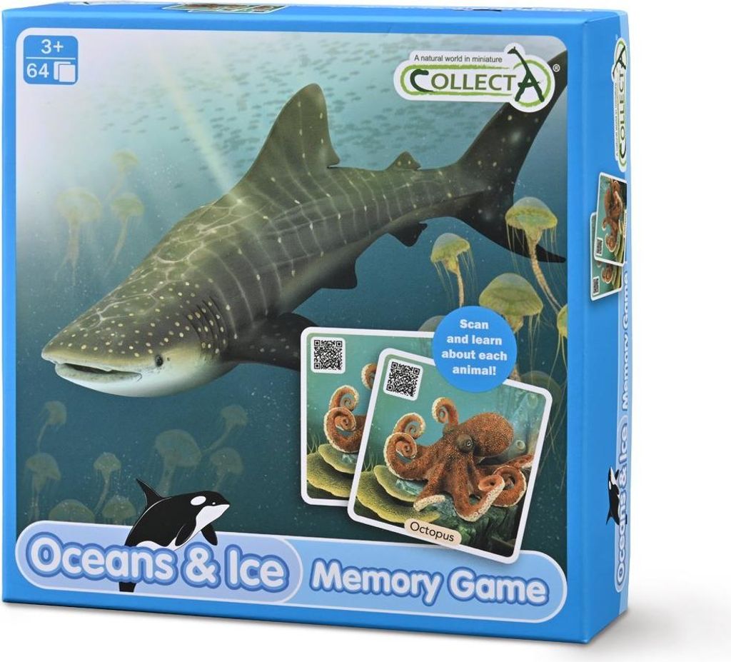 Collecta Memory-Spiel - Ozean Tiere Lernspiel für Kinder