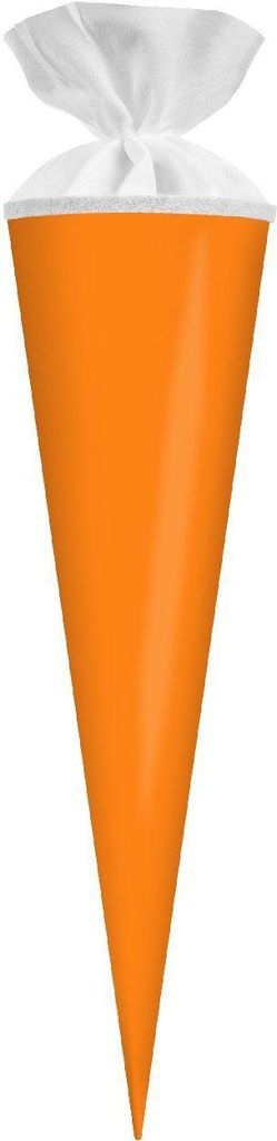 Goldbuch Bastelschultüte mit Filzverschluss Neonorange Produktbild 