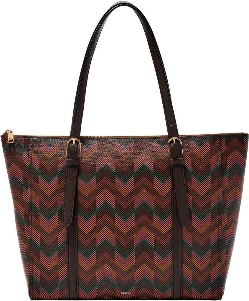 Sac Shopper Harlow Multicolore - Cabas en Toile Imprimée Fossil Carlie