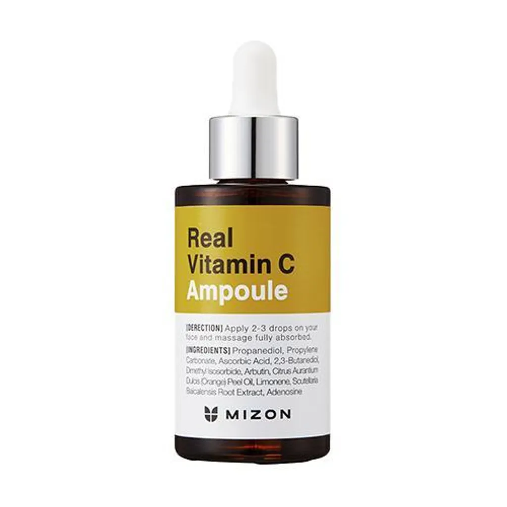 Mizon Real Vitamin C Ampoule 30ml - Solution Anti-Taches et Teint Irrégulier