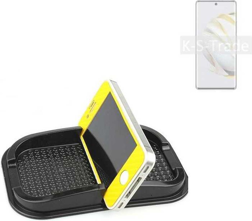 K-S-Trade Auto Anti Rutsch Matte Smartphone-Halter kompatibel mit Huawei nova 10 Haft Pad Armaturenbrett Handy-Halterung Silikon