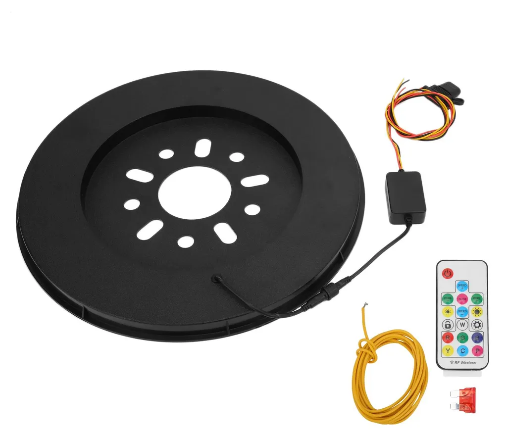 Roue de secours Jeep Wrangler avec éclairage RGB LED télécommandé