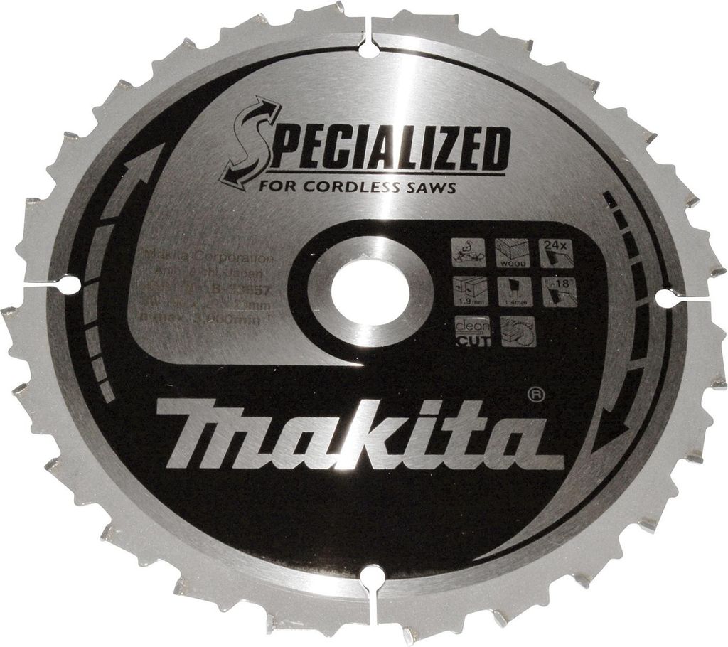 Makita Sägeblatt SPECIALIZED 190x20x24Z, 1,9 mm Produktbild 
