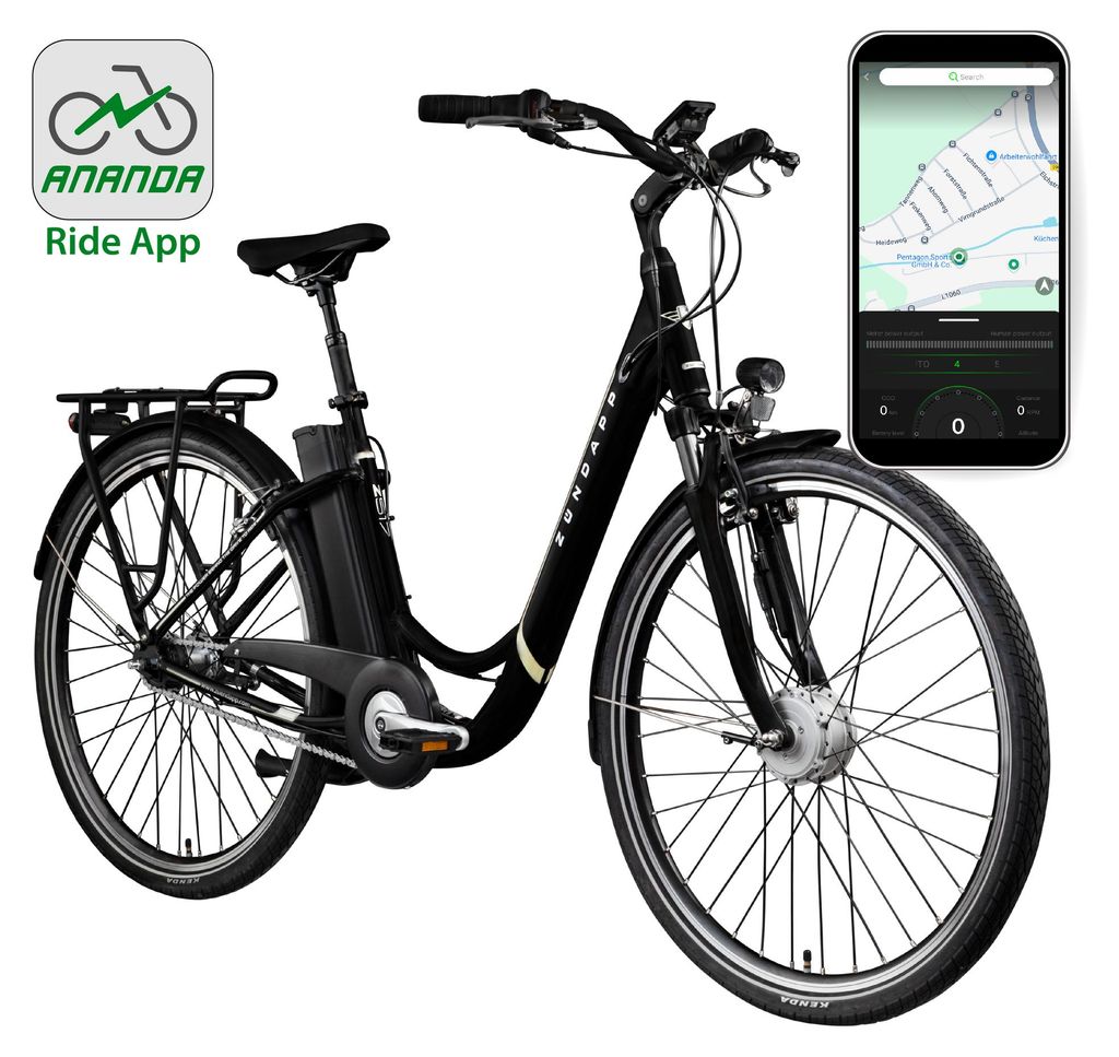 Zündapp Z517 E Bike Damenfahrrad 28 Zoll schwarz Produktbild 
