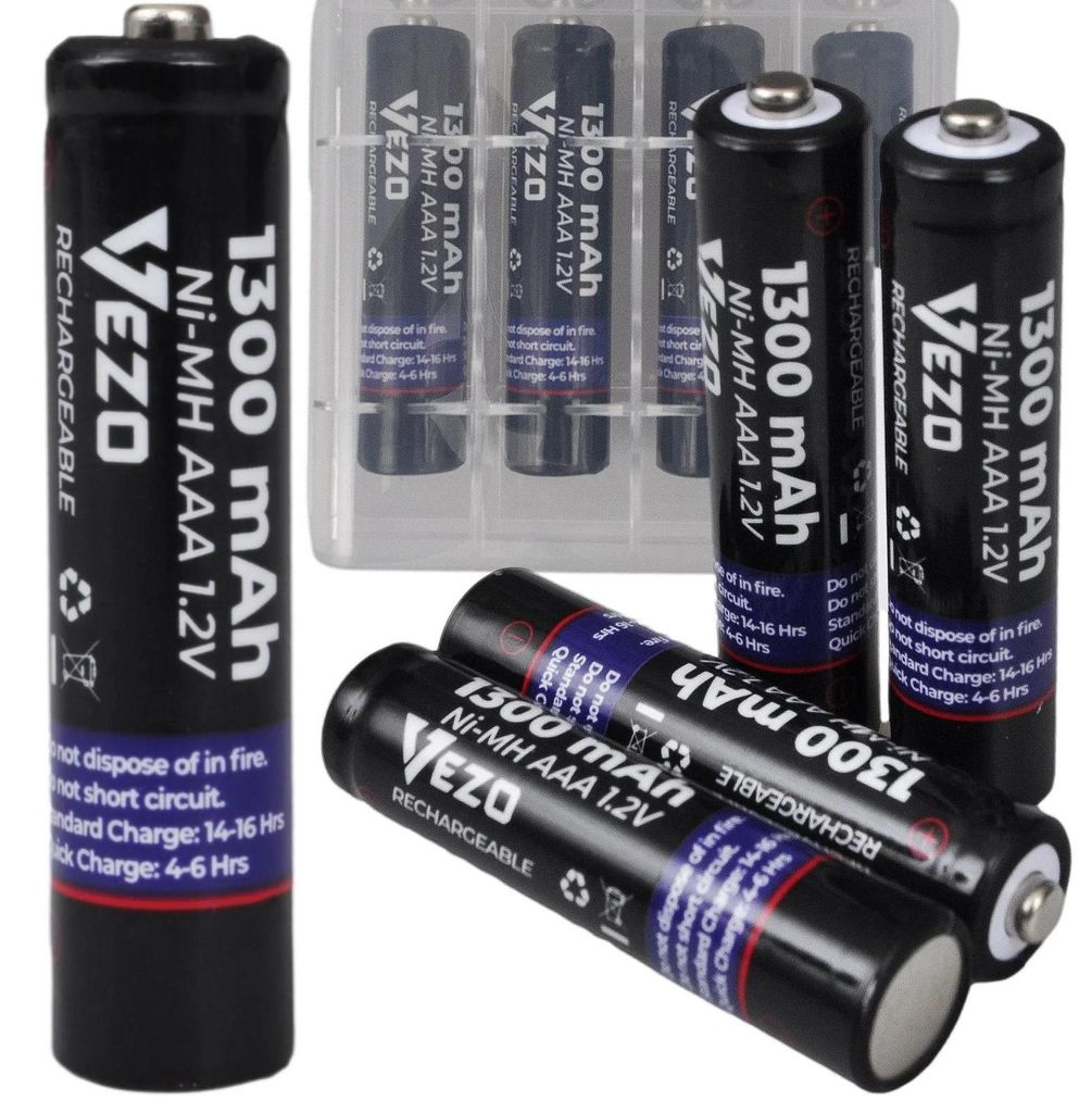Vezo akumulatorki aaa 1300mAh R3 NiMH 4 szt do pilotów Zdjęcie produktu 