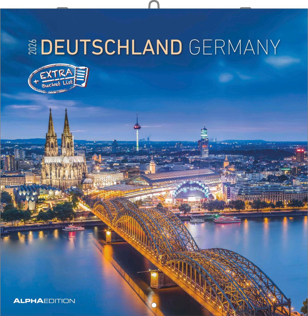 Alpha Edition - Deutschland Kalender 2026 - Wandkalender Produktbild 
