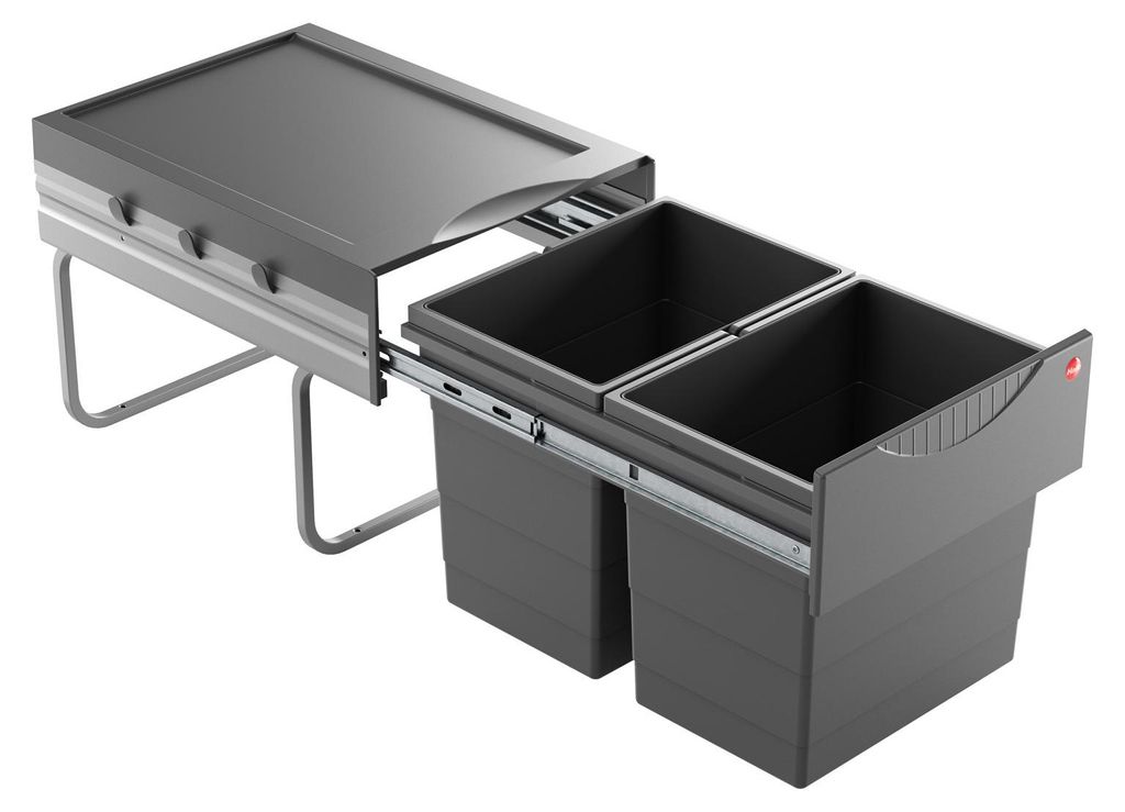 Collecteur de déchets Hailo 3641521 Raumspar-Tandem 2x 18 Image du produit 