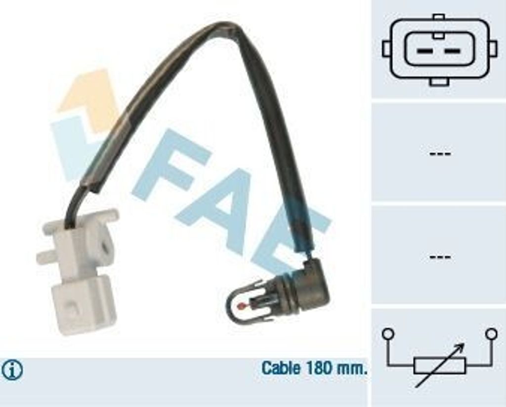 FAE Außentemperatursensor 33185 für FIAT DUCATO Pritsche/Fahrgestell (230)