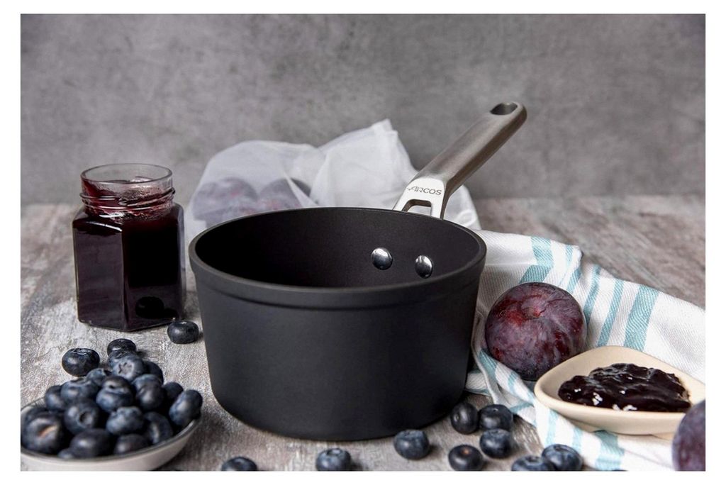 Samoa-Serie | Antihaft-Kochtopf 20 cm und 2,6 L | Geschmiedetes Aluminium | Geeignet für jede Küche | Edelstahlgriff mit Kaltwirkung | Energiespa...