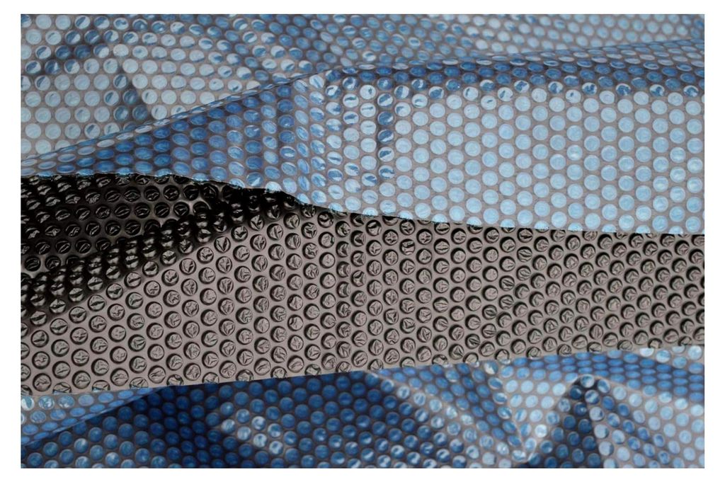 Solarfolie Blau/Schwarz Poolabdeckung 540 x 270 cm Rechteckig
