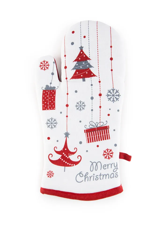 Set linge cuisine coton 3 pcs Excelsa Merry Christmas : Doux et déco - 5