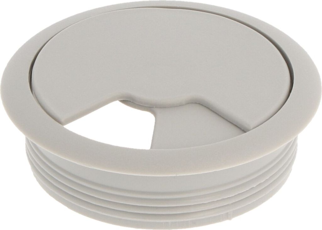 Kabeldose grau ø 60mm Kabeldurchführung rund Kabeldurchlass Produktbild 