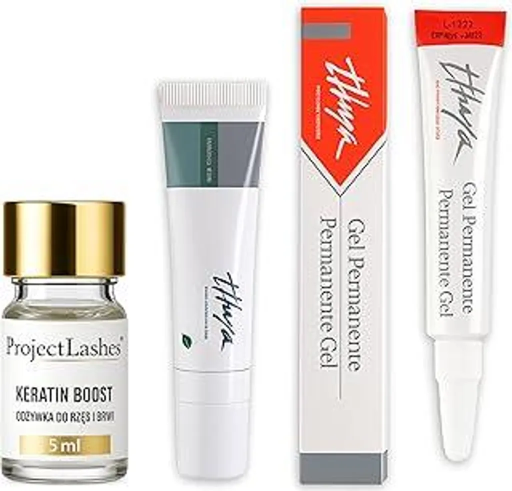 Lifting delle ciglia Laminazione delle sopracciglia Set per la laminazione delle sopracciglia THUYA & PL ProjectLashes Siero alla cheratina | Set di bellezza professionale