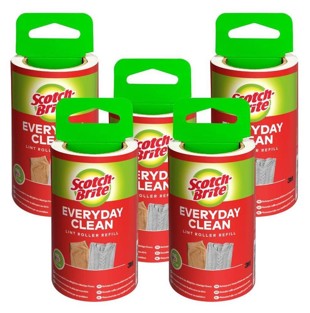 5 x Scotch-Brite™ Everyday Clean Ersatzrolle 56 Blatt Produktbild 