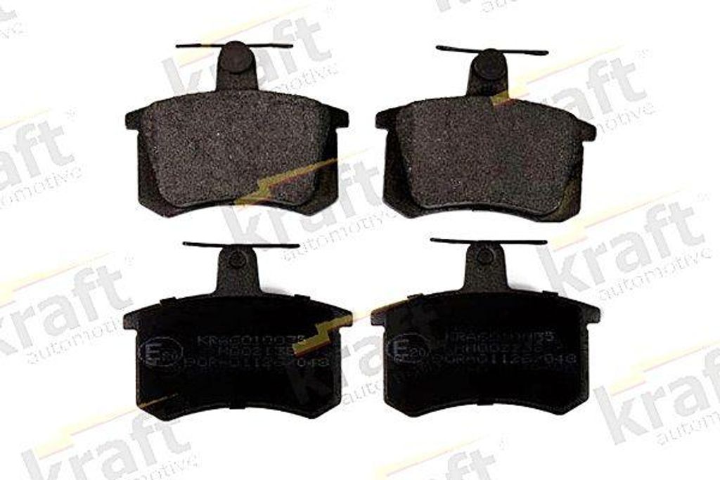 KRAFT AUTOMOTIVE 6010035 Bremsbelagsatz, Scheibenbremse OE 0060743565 kompatibel mit Alf. 164, Alf. RZ, Thema, Croma, A8 4D