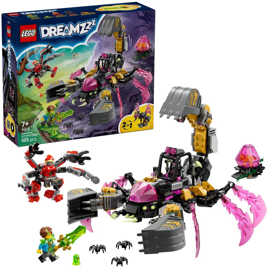 Lego DREAMZzz Albtraum-Skorpionbagger Immagine del prodotto 