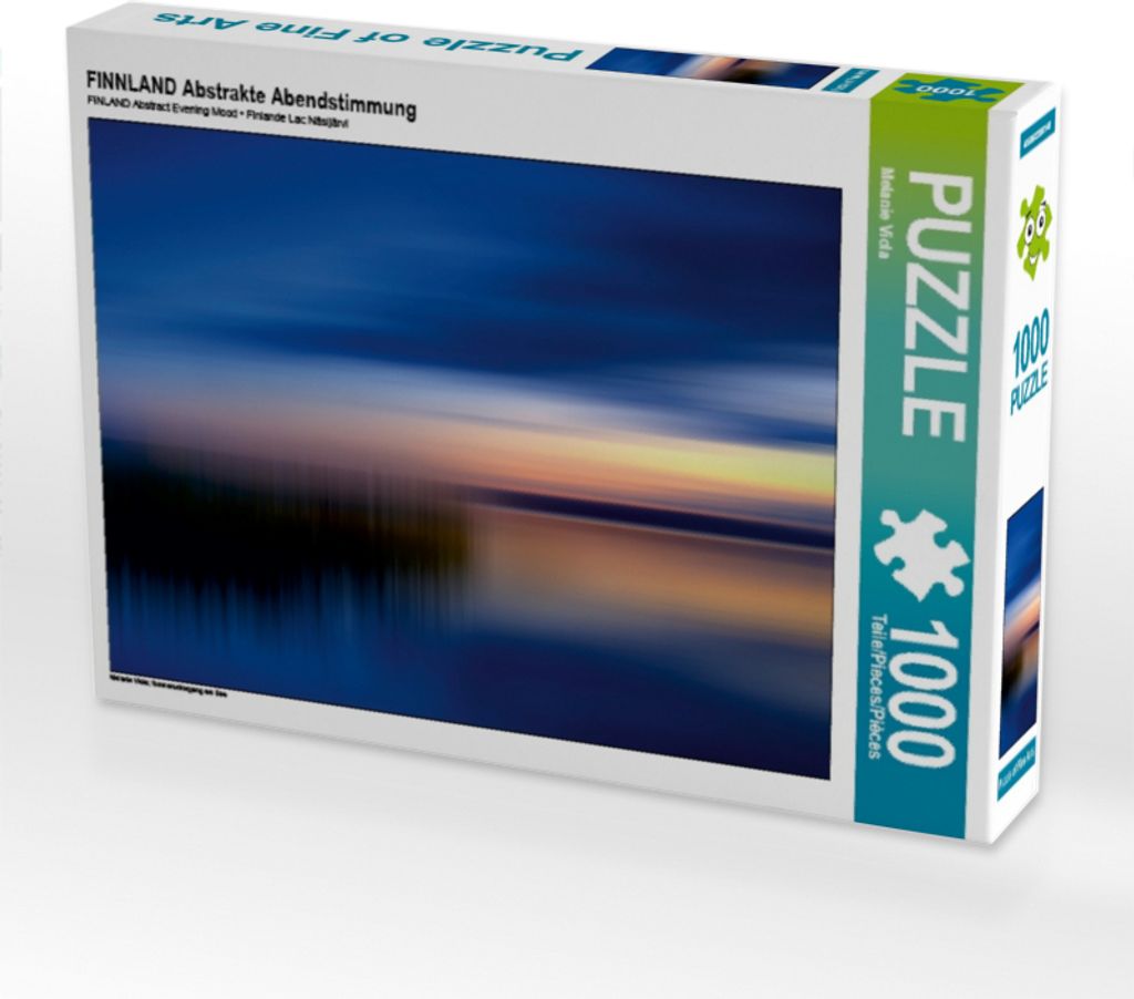 Calvendo FINNLAND Abstrakte Abendstimmung 1000 Teile Puzzle quer 640x480mm, Viola Melanie; 7315595