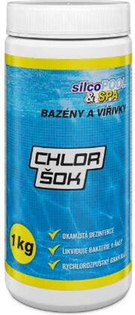 Prodotti chimici per piscine, Cloro shock, 1 kg, SILCO Immagine del prodotto 