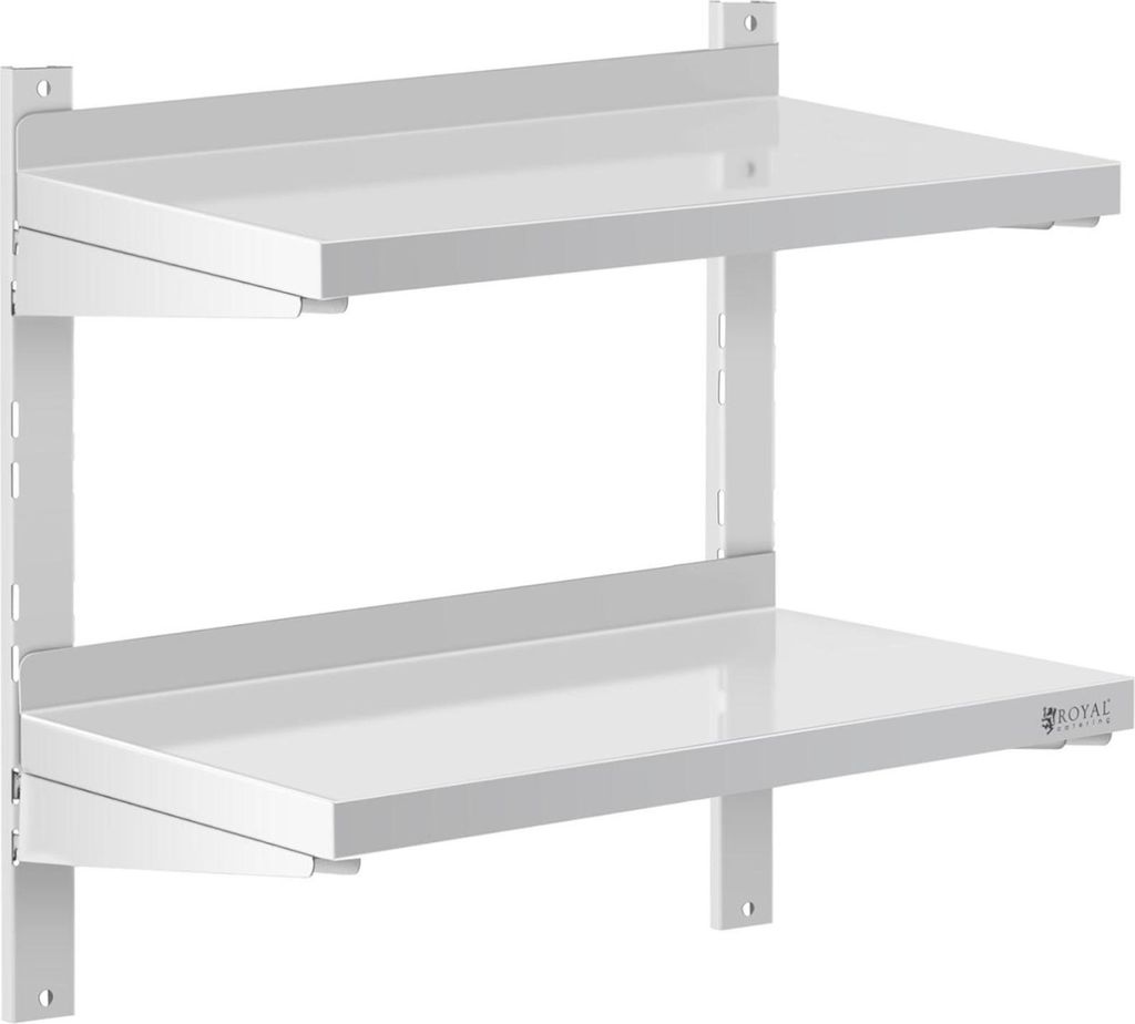 Expondo Royal Catering Wandbord - 2 Ablagen - 30 x 60 cm Produktbild 