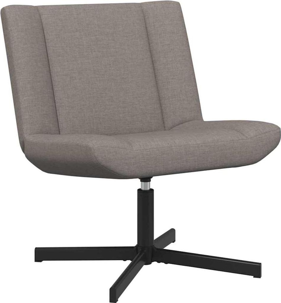vidaXL Drehstuhl Taupe 63 x 75 x 76 cm Stoff