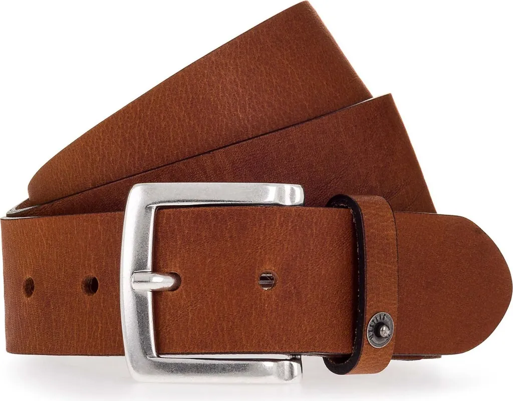Cintura Mustang Robusta Pelle 40mm W110 - Marrone Lavoro e Tempo Libero