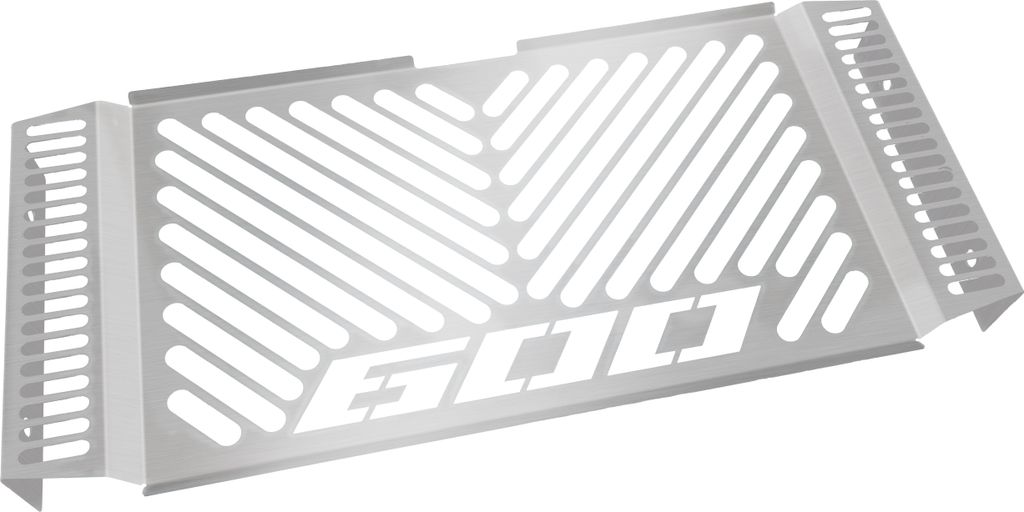 ZIEGER Kühlerabdeckung kompatibel mit Honda CB 600 Hornet Design Logo silber