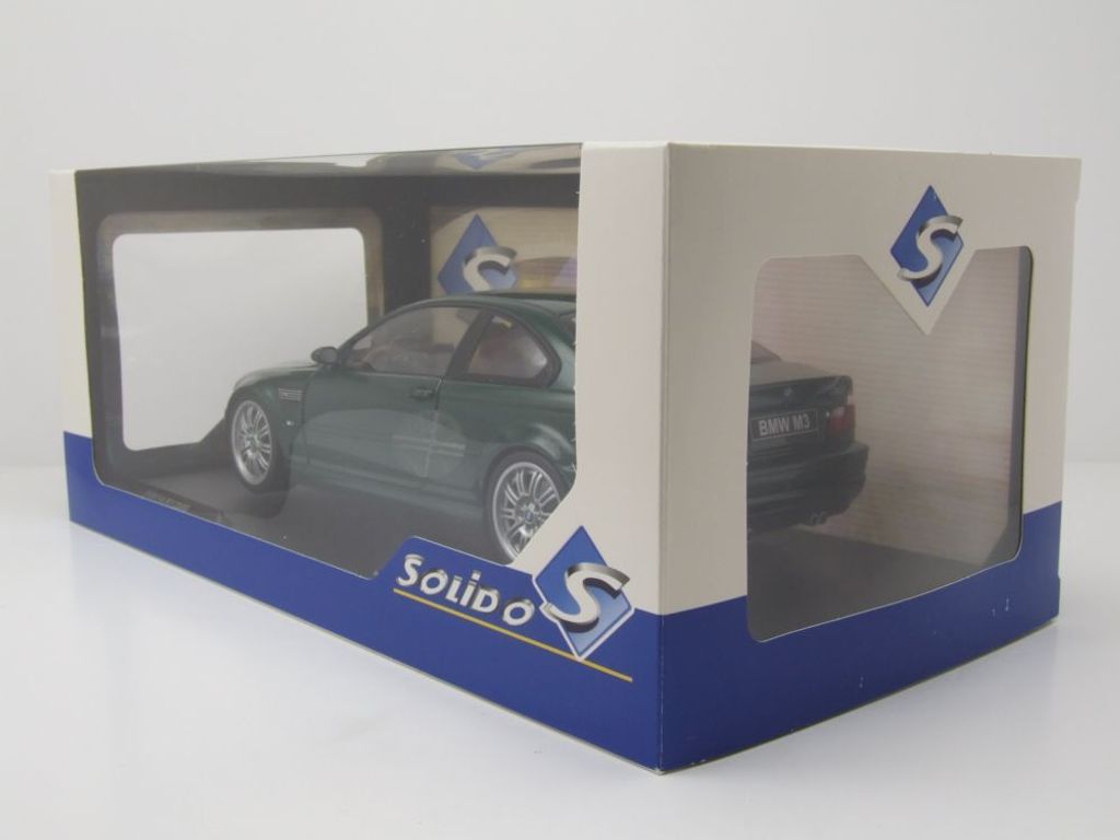 BMW M3 E46 Coupé 2003 - Solido 1/18 - Miniature Métal Rouge