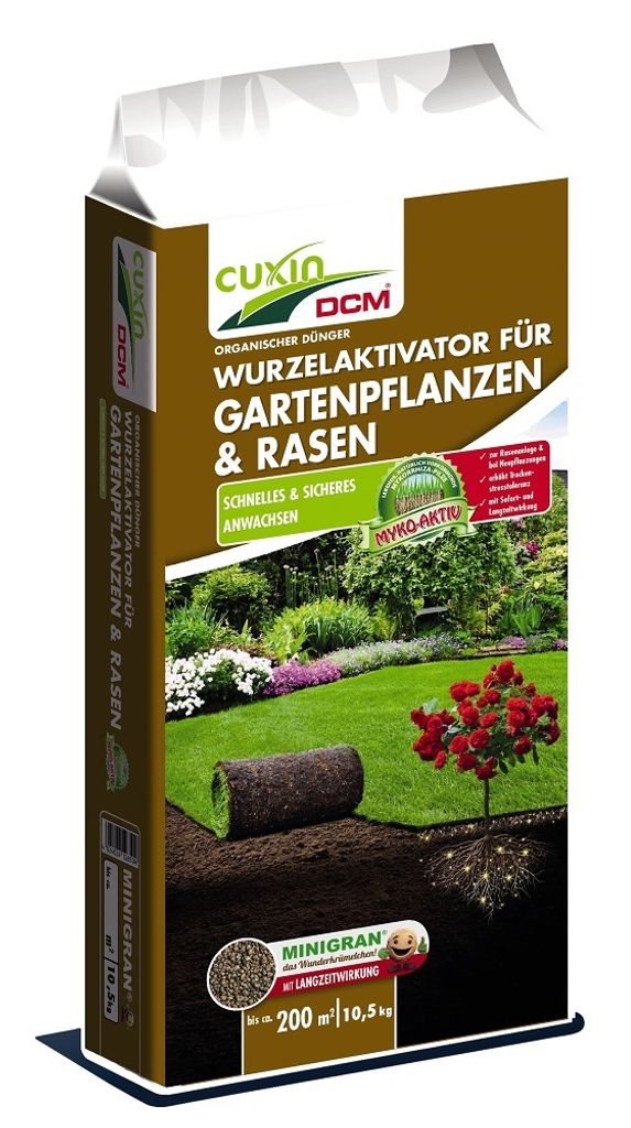 Cuxin DCM Wurzelaktivator für Gartenpflanzen & Rasen 10,5 kg