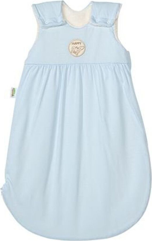 Odenwälder 1087-200 Gr. 70cm Mikrofaser-Teddy Schlafsack hellblau