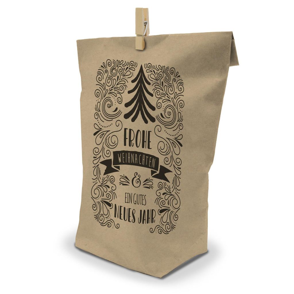 itenga Geschenktüte Frohe Weihnachten und neues Jahr Produktbild 