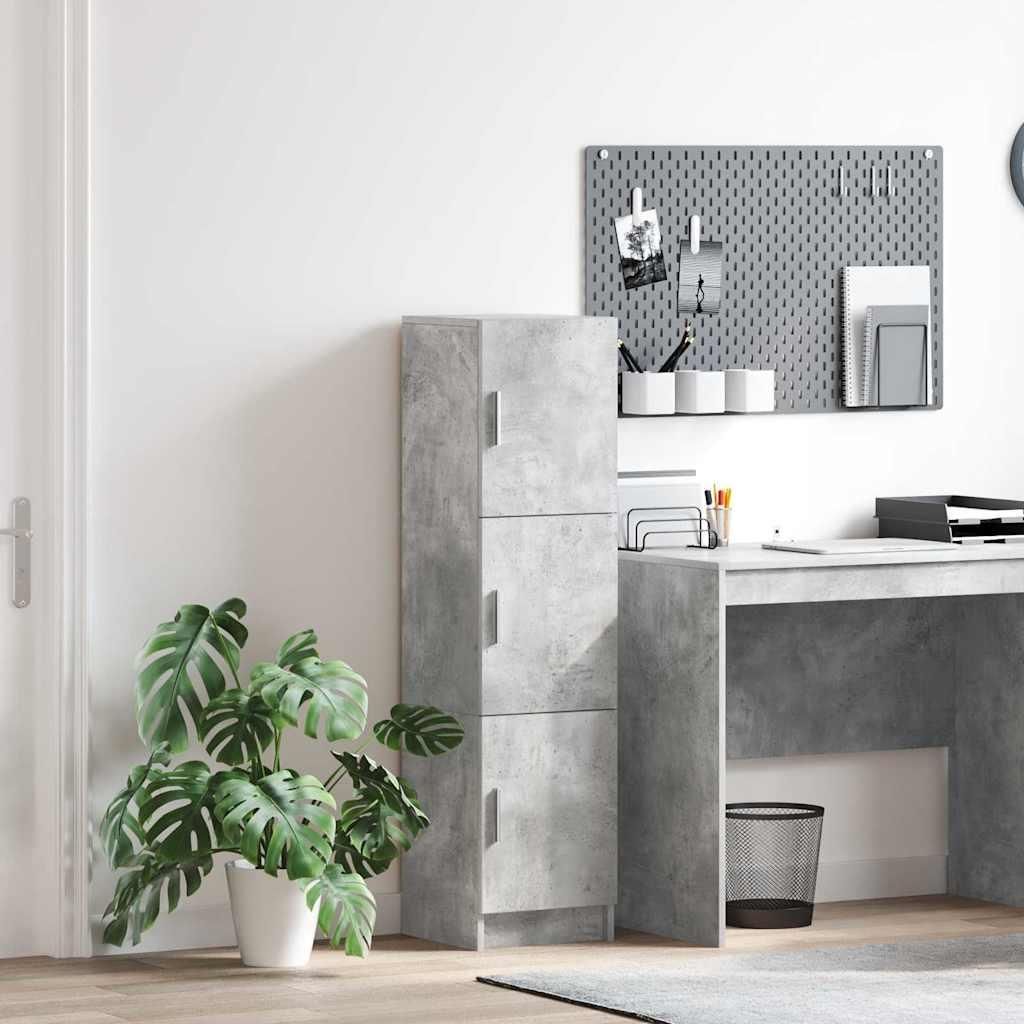 Maison Exclusive - Highboard Beton Grau 31,5 x 32 x 122,5 cm