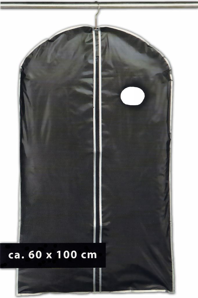 KLEIDERSACK 60x100cm Schwarz Reisesack Schutzhüllen Produktbild 