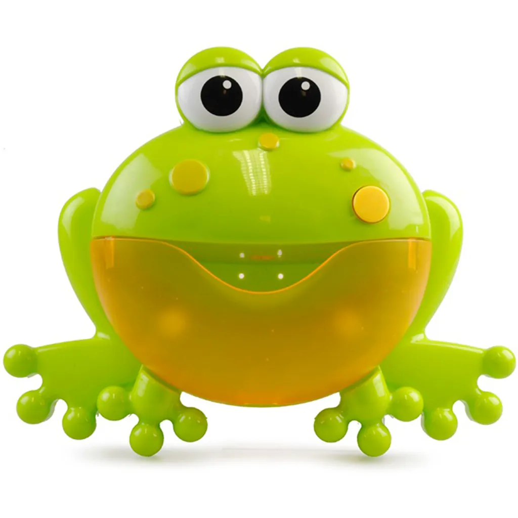 Jouet grenouille à bulles avec musique pour amuser bébé pendant son bain