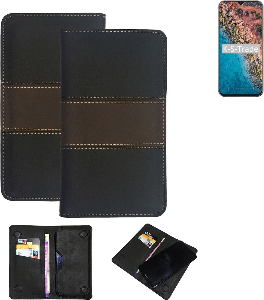 K-S-Trade Hülle Handyhülle kompatibel mit Cubot X20 Pro Schutzhülle Walletcase Bookstyle Tasche Schutz Case Handytasche Wallet Cover Kunstleder