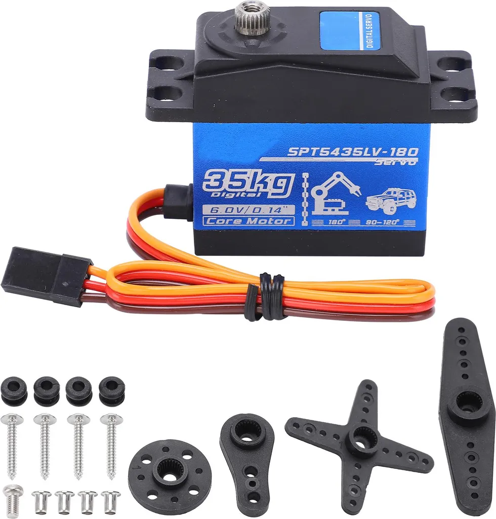Servo 35kg Anti-Casse SPT5435LV pour Réparer Direction Voiture RC 1/10