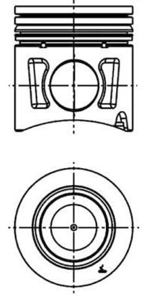 KOLBENSCHMIDT 40340962 Reparatursatz, Kolben/Zylinderlaufbuchse OE SJ351533 kompatibel mit Primera, Atos, Pajero, Premacy, Thesis