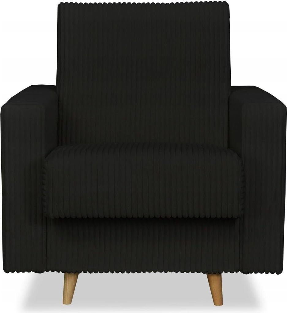 Family Meble Sessel Rene Relaxsessel Fernsehsessel Bequemer Sessel aus Cord Loungesessel Ruhesessel Für Wohnzimmer Schlafzimmer Büro (Estella 11)