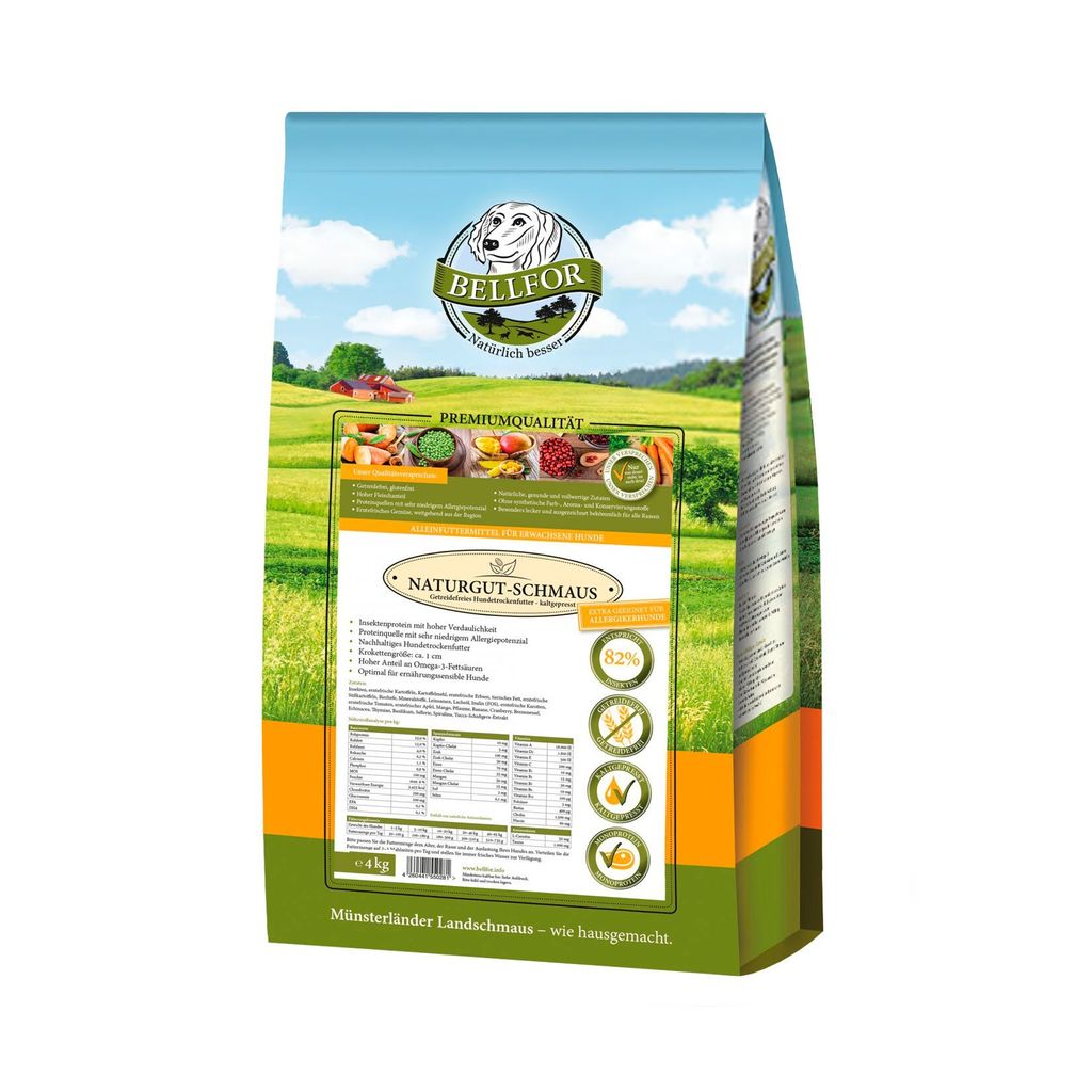 Bellfor Naturgut-Schmaus - Insektenprotein - getreidefrei Produktbild 