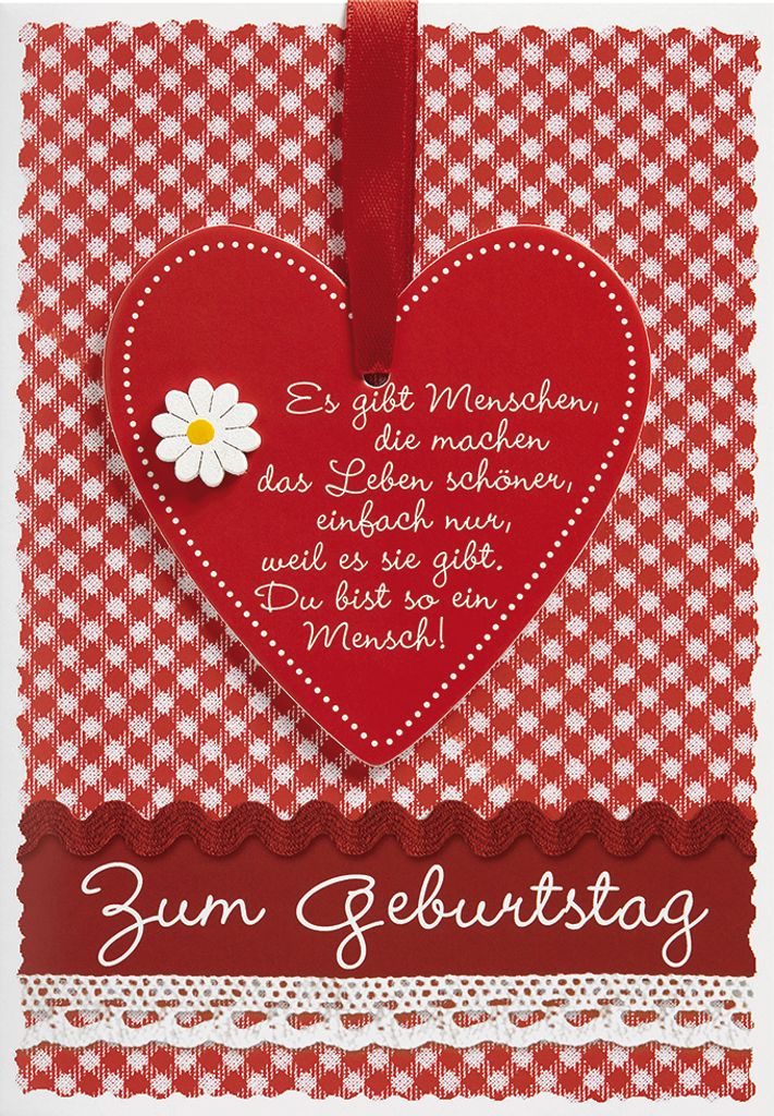 Geburtstag Glückwunschkarte im Format 115x17cm mit Umschlag